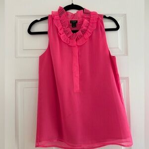 Jcrew sleeveless blouse size 2